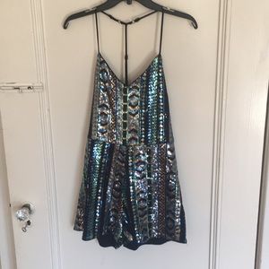 Sequin romper